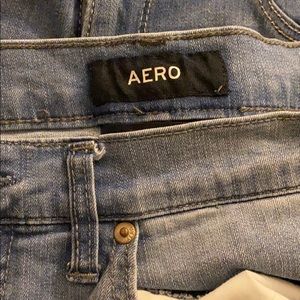 Light wash skinny jeans